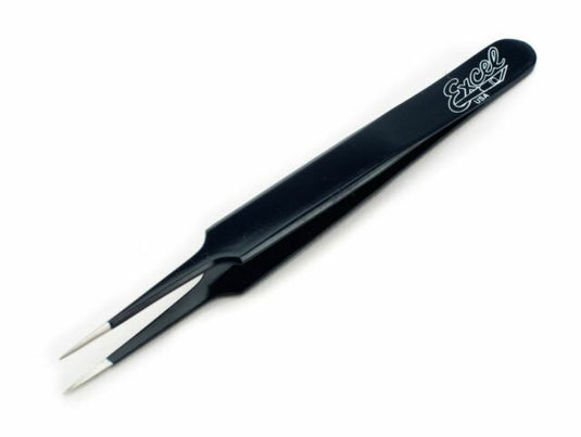 Excel - 30424 Ultra Fine Point Tweezers: Straight [Blue]