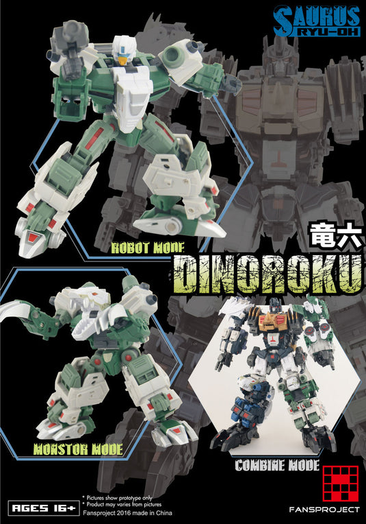 FansProject - Saurus Ryu-Oh: Dinoroku