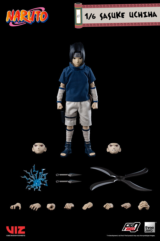 Load image into Gallery viewer, Threezero - FigZero Naruto: Sasuke Uchiha
