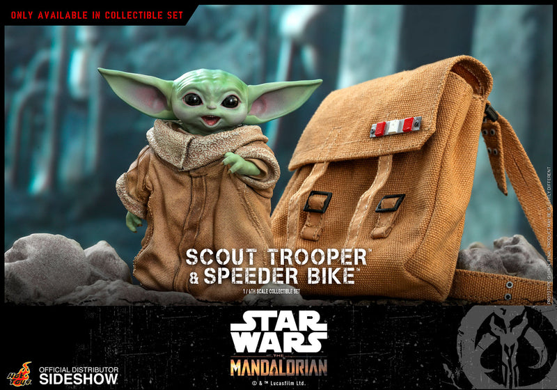 Load image into Gallery viewer, Hot Toys - Star Wars The Mandalorian - Scout Trooper and Speeder Bike Set
