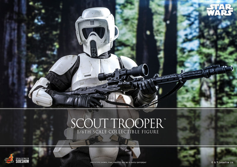 Load image into Gallery viewer, Hot Toys - Star Wars Movie Masterpiece Series - Star Wars: Return of the Jedi - Scout Trooper
