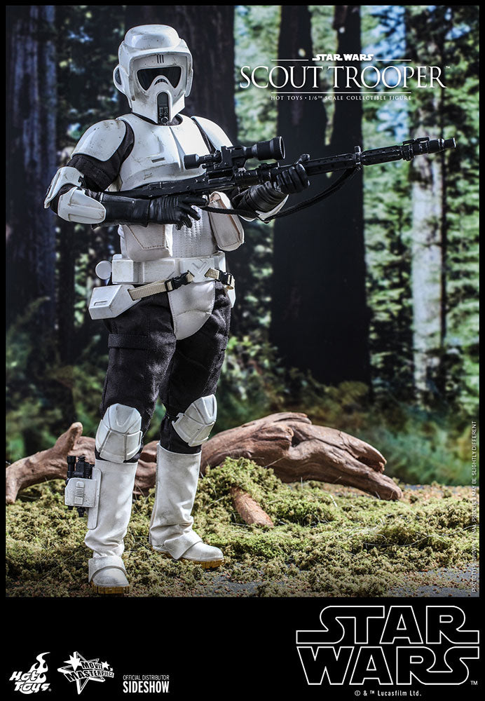 Load image into Gallery viewer, Hot Toys - Star Wars Movie Masterpiece Series - Star Wars: Return of the Jedi - Scout Trooper
