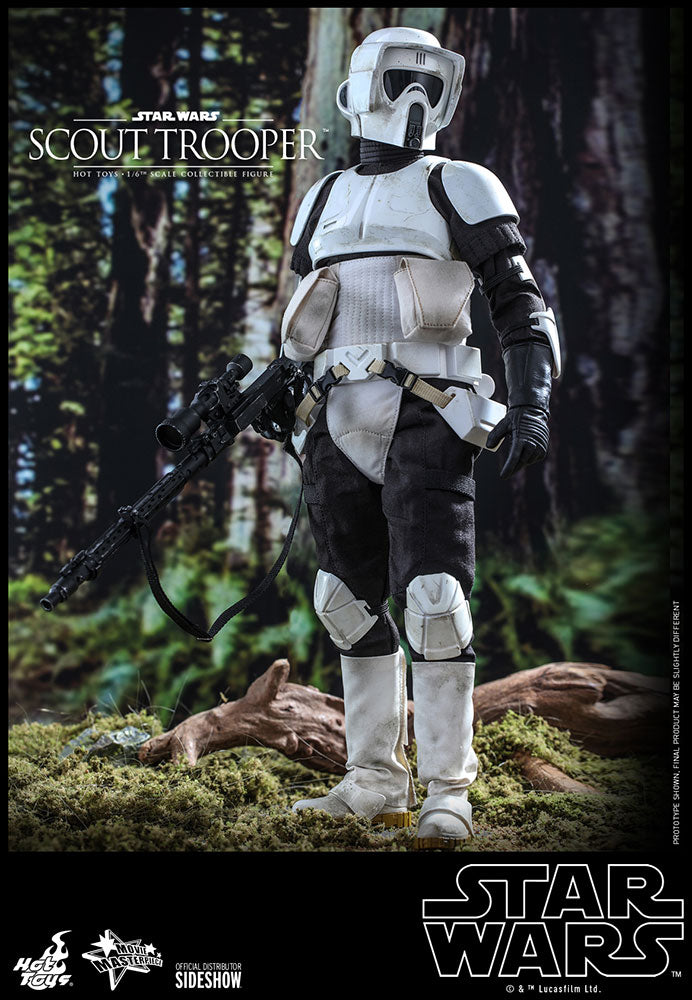 Load image into Gallery viewer, Hot Toys - Star Wars Movie Masterpiece Series - Star Wars: Return of the Jedi - Scout Trooper
