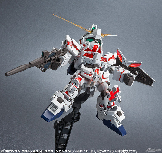 SD Gundam - Cross Silhouette: Unicorn Gundam (Destroy Mode)