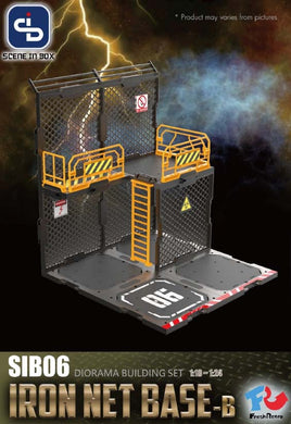 Fresh Retro: Scene in Box - SIB06 Iron Net Type B Diorama Building Set