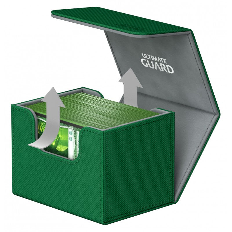 Load image into Gallery viewer, Ultimate Guard - Sidewinder Chromiaskin Deck Box 100 CT - Green
