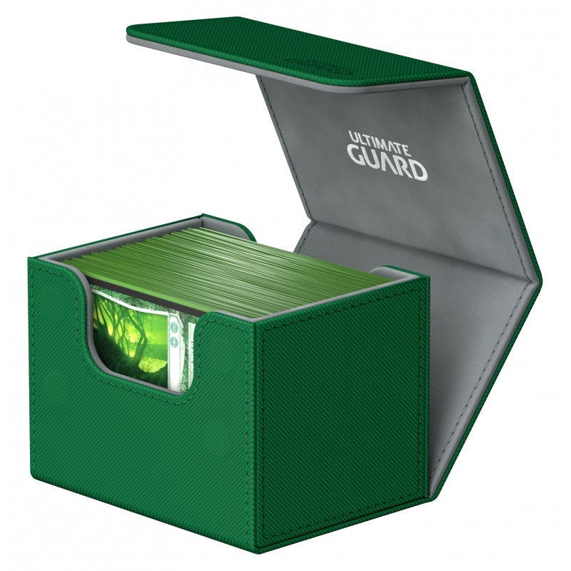 Load image into Gallery viewer, Ultimate Guard - Sidewinder Chromiaskin Deck Box 100 CT - Green
