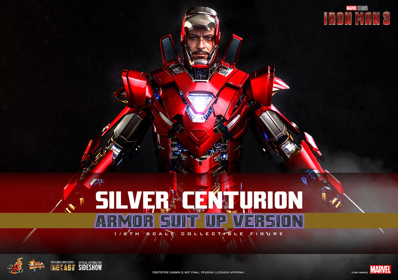 Load image into Gallery viewer, Hot Toys - Iron Man 3: Silver Centurion (Armor Suit Up Version)
