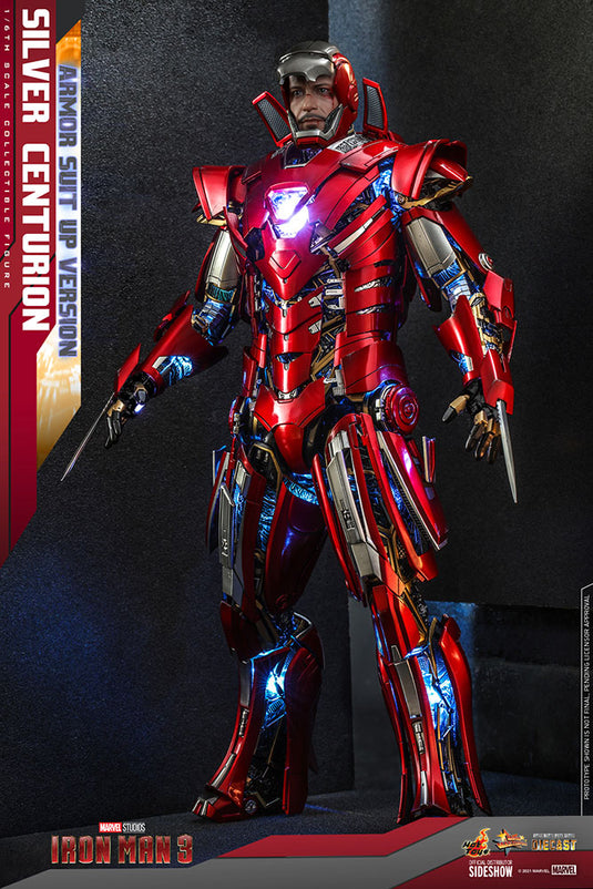 Hot Toys - Iron Man 3: Silver Centurion (Armor Suit Up Version)