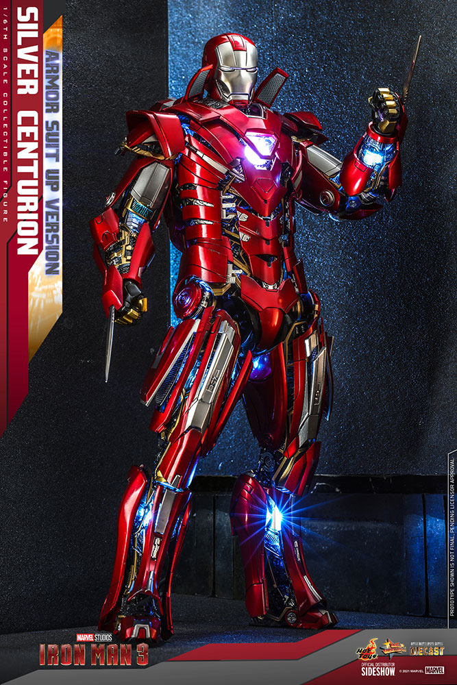 Load image into Gallery viewer, Hot Toys - Iron Man 3: Silver Centurion (Armor Suit Up Version)
