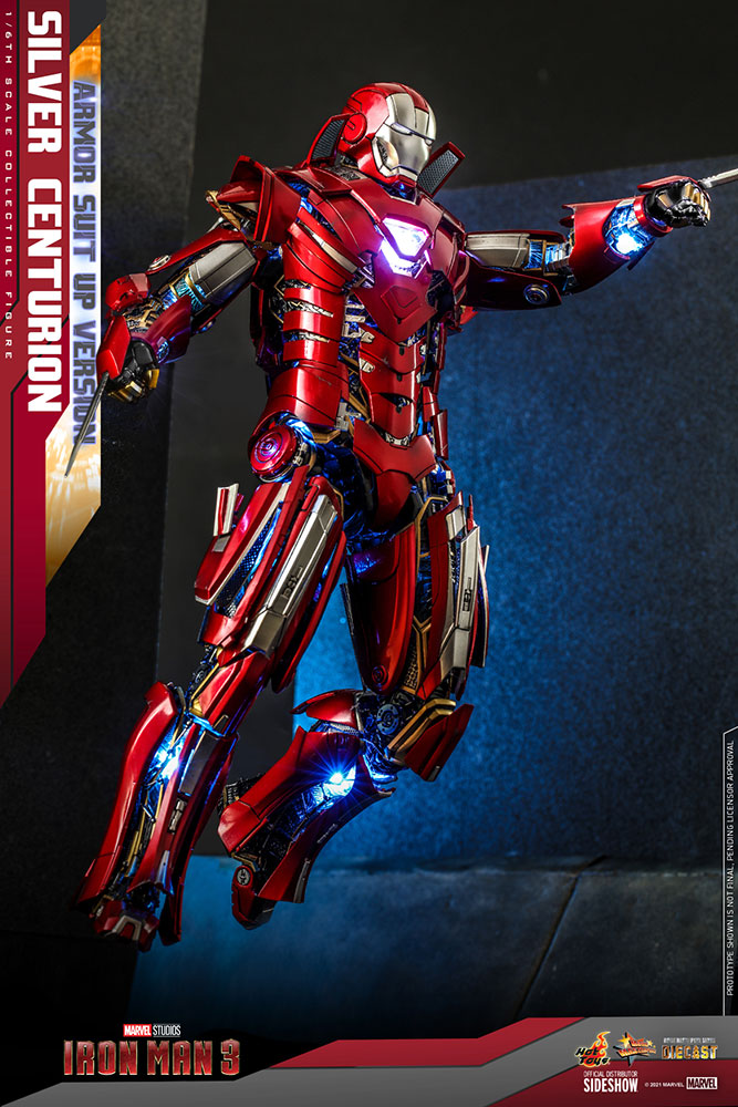 Load image into Gallery viewer, Hot Toys - Iron Man 3: Silver Centurion (Armor Suit Up Version)
