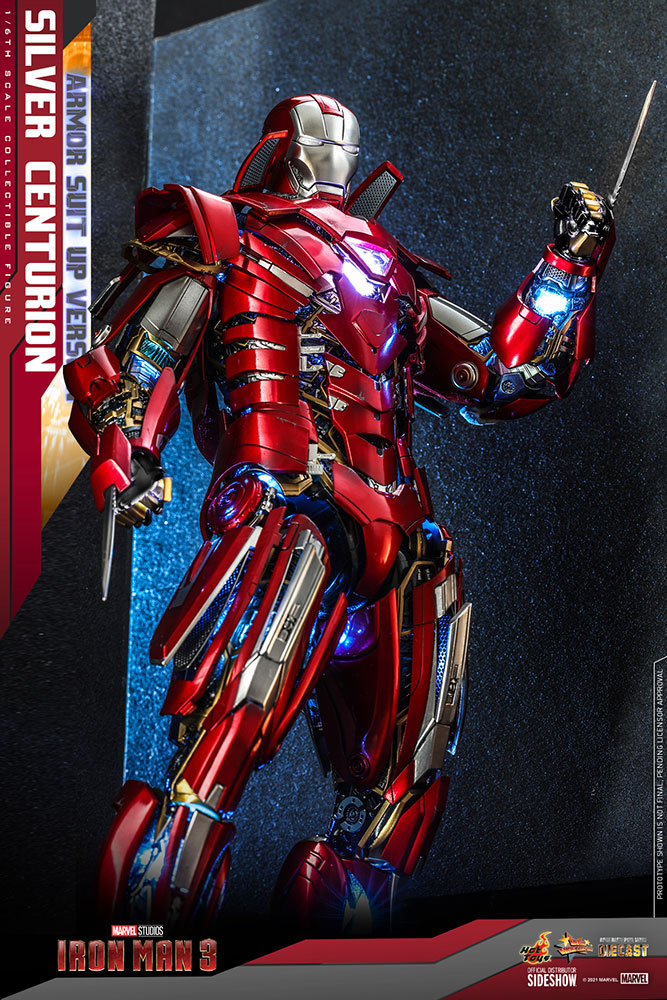 Load image into Gallery viewer, Hot Toys - Iron Man 3: Silver Centurion (Armor Suit Up Version)
