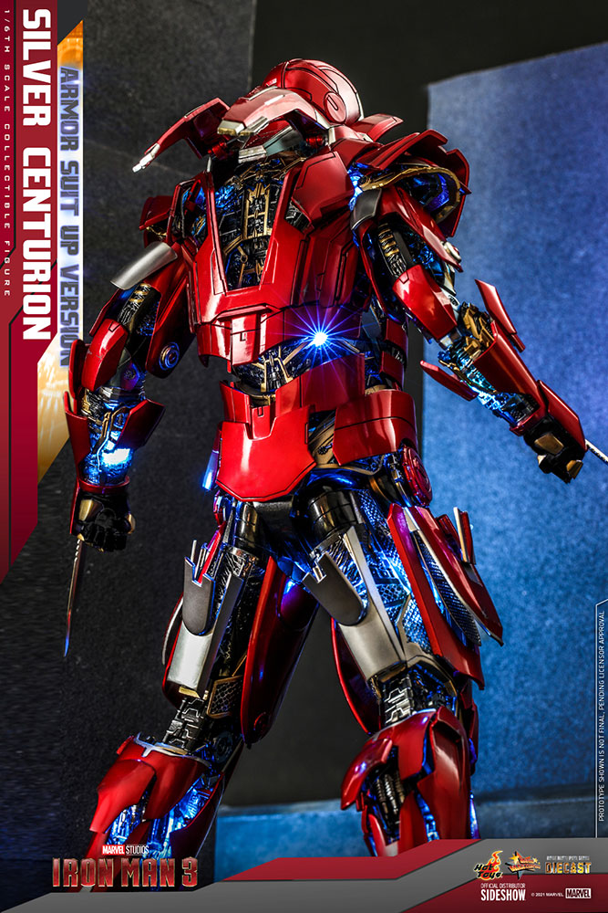Load image into Gallery viewer, Hot Toys - Iron Man 3: Silver Centurion (Armor Suit Up Version)
