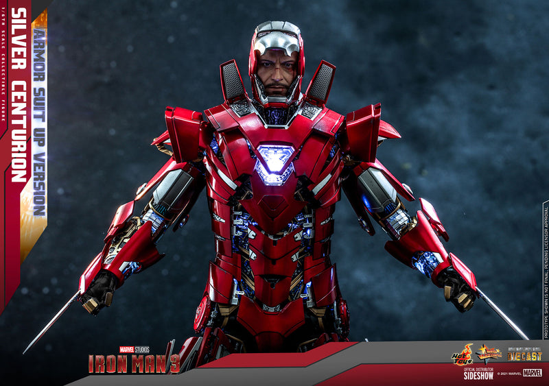 Load image into Gallery viewer, Hot Toys - Iron Man 3: Silver Centurion (Armor Suit Up Version)
