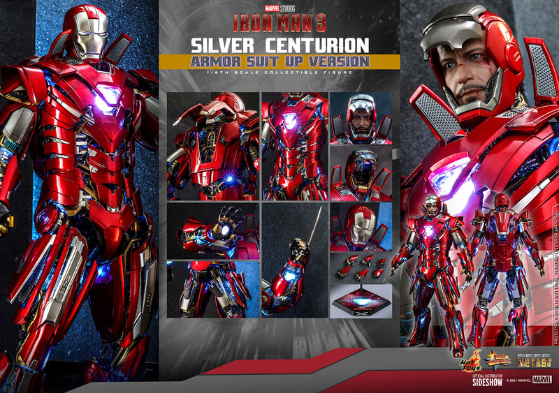 Load image into Gallery viewer, Hot Toys - Iron Man 3: Silver Centurion (Armor Suit Up Version)
