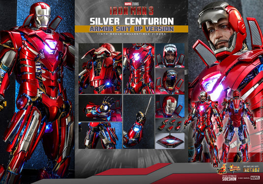 Hot Toys - Iron Man 3: Silver Centurion (Armor Suit Up Version)