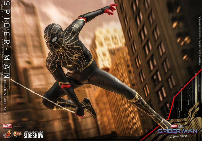 Load image into Gallery viewer, Hot Toys - Spider-Man: No Way Home: Spider-Man (Black &amp; Gold Suit)
