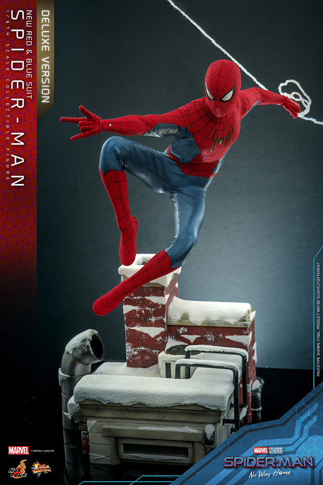 Load image into Gallery viewer, Hot Toys - Spider-Man No Way Home: Spider-Man (New Red and Blue Suit) (Deluxe Version)
