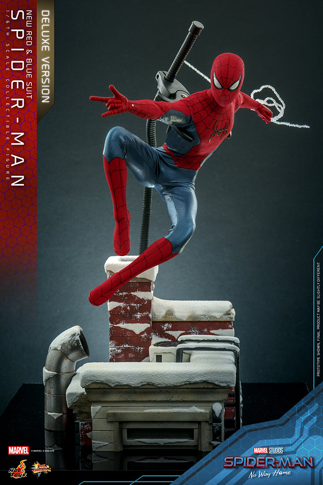 Load image into Gallery viewer, Hot Toys - Spider-Man No Way Home: Spider-Man (New Red and Blue Suit) (Deluxe Version)
