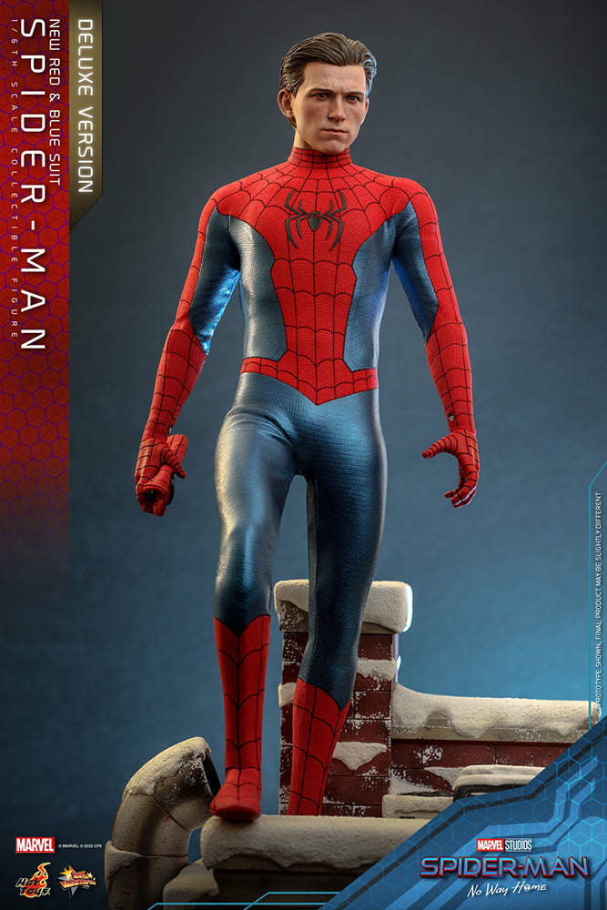 Load image into Gallery viewer, Hot Toys - Spider-Man No Way Home: Spider-Man (New Red and Blue Suit) (Deluxe Version)
