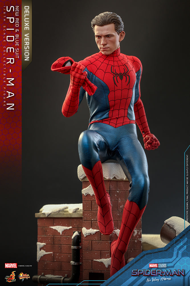 Load image into Gallery viewer, Hot Toys - Spider-Man No Way Home: Spider-Man (New Red and Blue Suit) (Deluxe Version)
