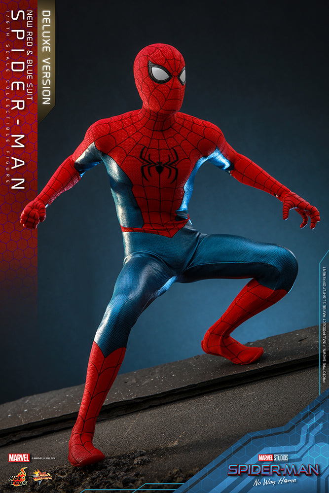 Load image into Gallery viewer, Hot Toys - Spider-Man No Way Home: Spider-Man (New Red and Blue Suit) (Deluxe Version)
