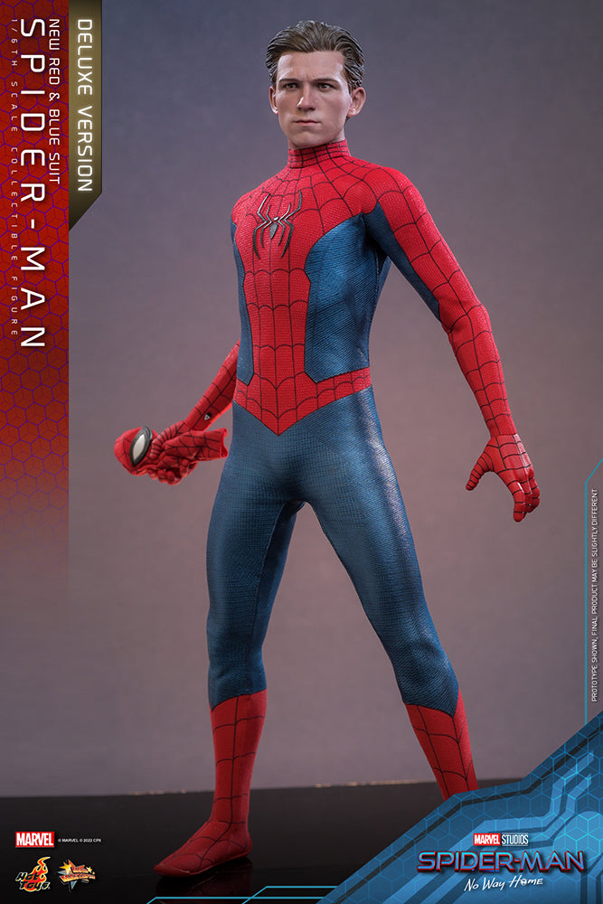Load image into Gallery viewer, Hot Toys - Spider-Man No Way Home: Spider-Man (New Red and Blue Suit) (Deluxe Version)
