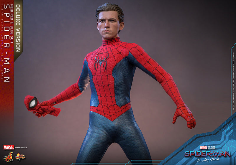 Load image into Gallery viewer, Hot Toys - Spider-Man No Way Home: Spider-Man (New Red and Blue Suit) (Deluxe Version)
