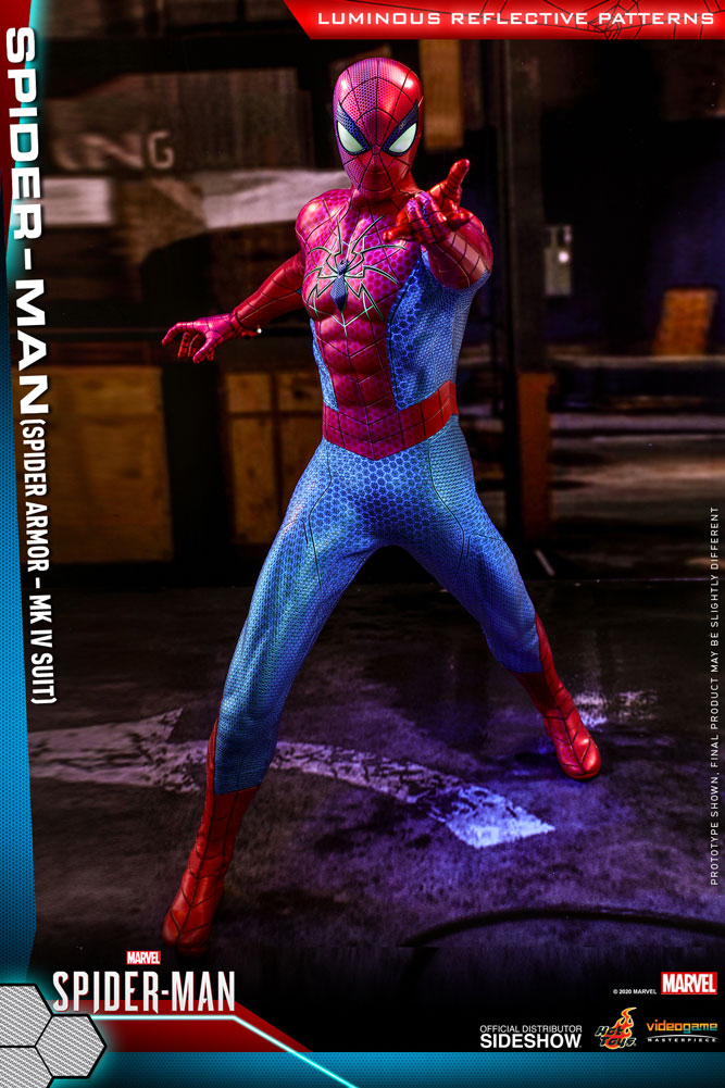 Load image into Gallery viewer, Hot Toys - Marvel&#39;s Spider-Man -  Spider-Man (Spider Armor - MK IV Suit)
