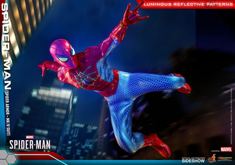 Load image into Gallery viewer, Hot Toys - Marvel&#39;s Spider-Man -  Spider-Man (Spider Armor - MK IV Suit)
