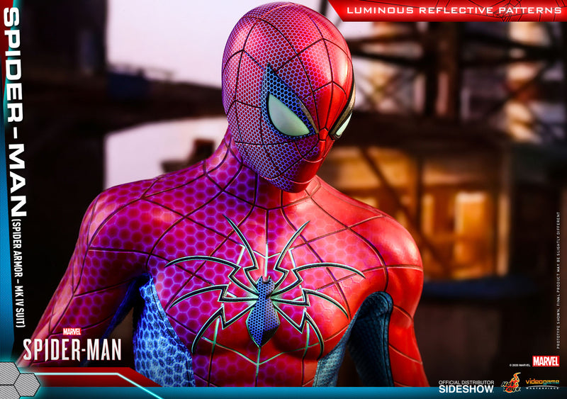 Load image into Gallery viewer, Hot Toys - Marvel&#39;s Spider-Man -  Spider-Man (Spider Armor - MK IV Suit)
