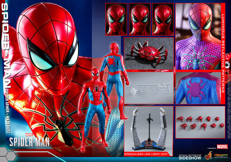 Load image into Gallery viewer, Hot Toys - Marvel&#39;s Spider-Man -  Spider-Man (Spider Armor - MK IV Suit)
