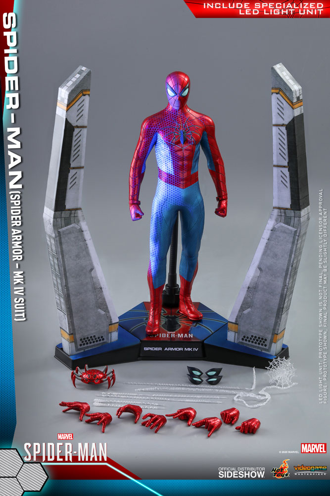 Load image into Gallery viewer, Hot Toys - Marvel&#39;s Spider-Man -  Spider-Man (Spider Armor - MK IV Suit)
