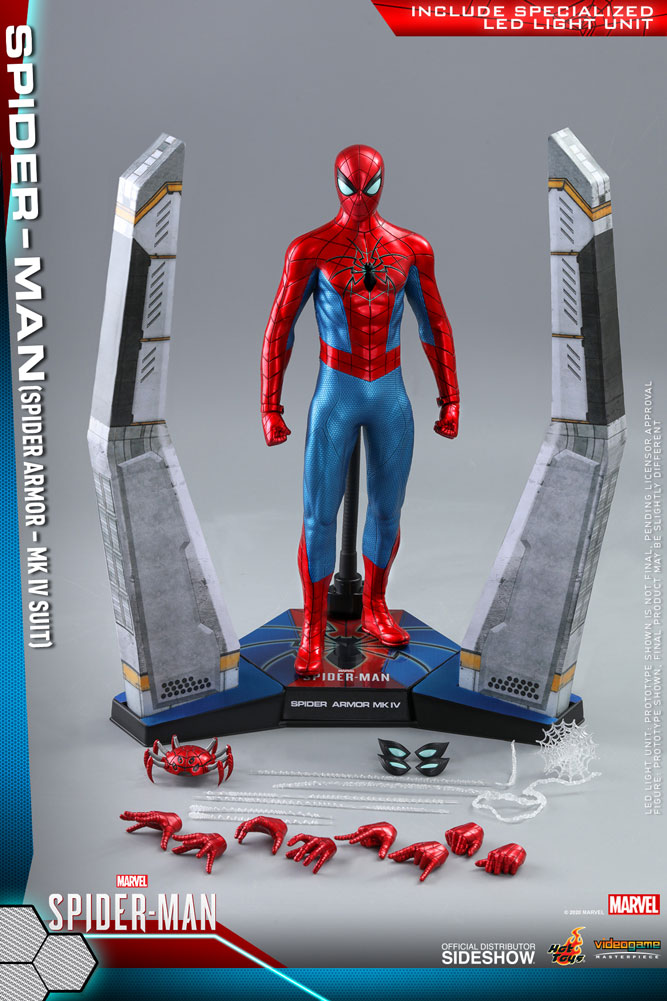Load image into Gallery viewer, Hot Toys - Marvel&#39;s Spider-Man -  Spider-Man (Spider Armor - MK IV Suit)
