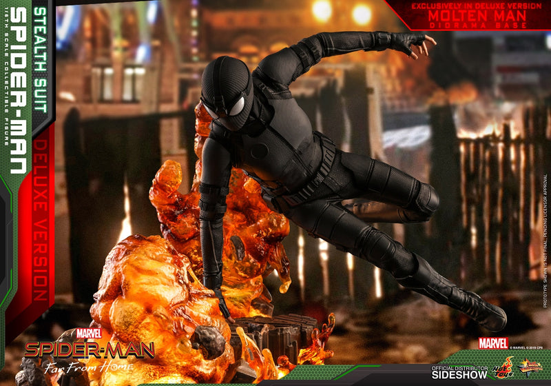 Load image into Gallery viewer, Hot Toys - Spider-Man: Far From Home - Spider-Man (Stealth Suit) Deluxe Version
