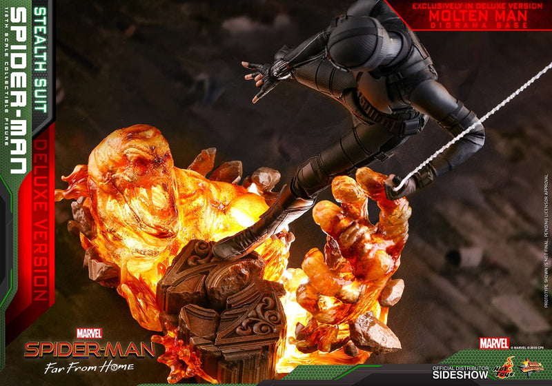 Load image into Gallery viewer, Hot Toys - Spider-Man: Far From Home - Spider-Man (Stealth Suit) Deluxe Version
