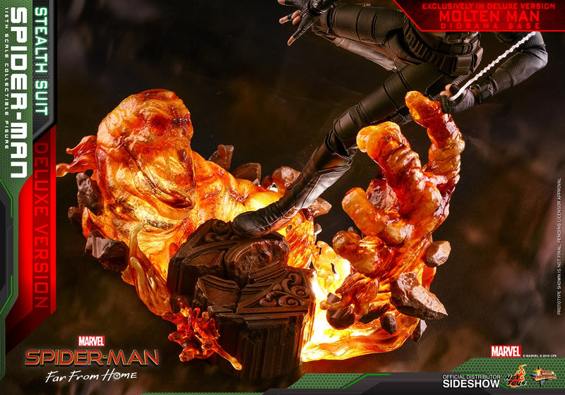 Load image into Gallery viewer, Hot Toys - Spider-Man: Far From Home - Spider-Man (Stealth Suit) Deluxe Version
