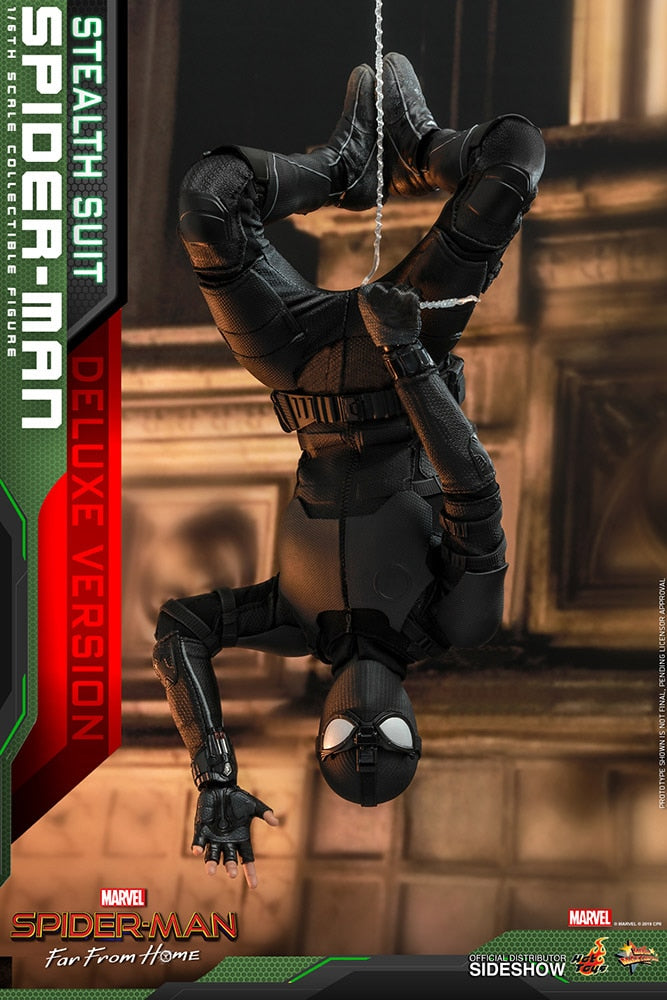 Load image into Gallery viewer, Hot Toys - Spider-Man: Far From Home - Spider-Man (Stealth Suit) Deluxe Version
