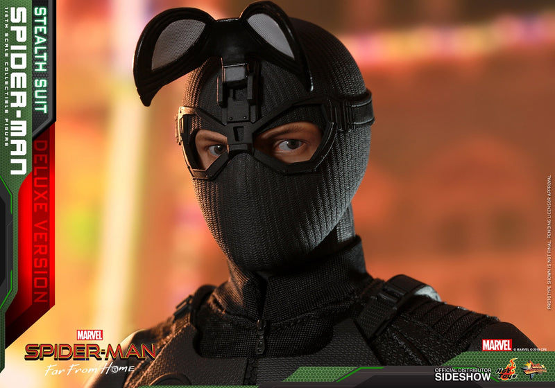 Load image into Gallery viewer, Hot Toys - Spider-Man: Far From Home - Spider-Man (Stealth Suit) Deluxe Version
