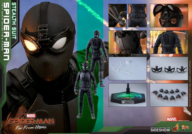 Load image into Gallery viewer, Hot Toys - Spider-Man: Far From Home - Spider-Man (Stealth Suit)
