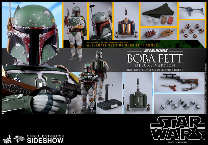 Load image into Gallery viewer, Hot Toys - Star Wars: The Empire Strikes Back - Boba Fett Deluxe Version
