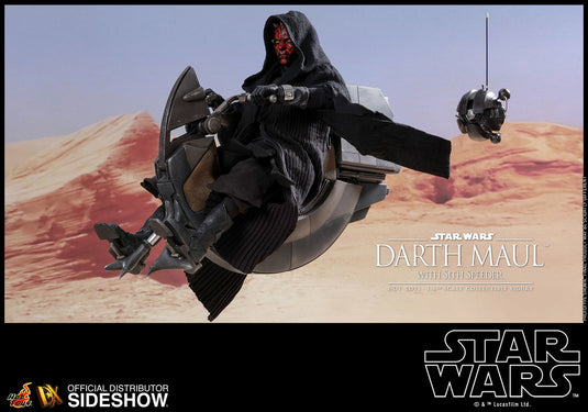 Hot Toys - Star Wars Episode I: The Phantom Menace - Darth Maul with Sith Speeder