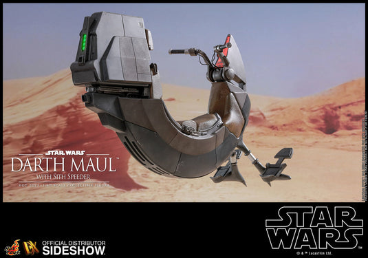 Hot Toys - Star Wars Episode I: The Phantom Menace - Darth Maul with Sith Speeder