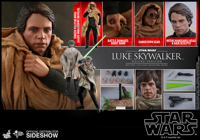 Load image into Gallery viewer, Hot Toys - Star Wars Episode VI: Return of the Jedi - Luke Skywalker Deluxe Version
