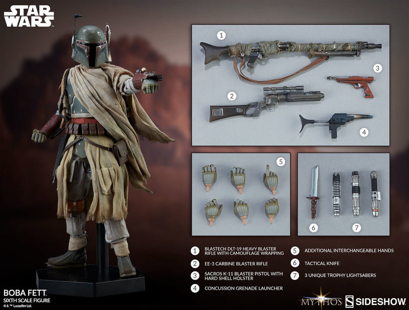 Load image into Gallery viewer, Sideshow - Star Wars: Mythos - Boba Fett
