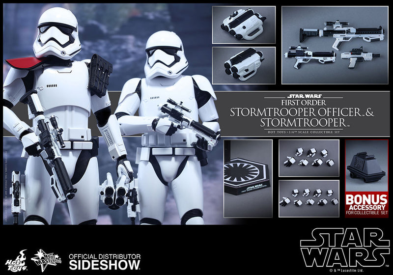 Load image into Gallery viewer, Hot Toys - Star Wars: The Force Awakens - First Order Stormtrooper Officer and Stormtrooper
