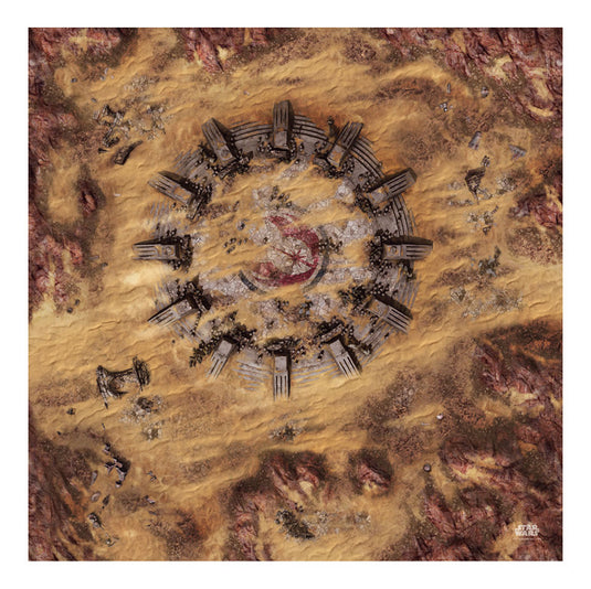Fantasy Flight Games - Star Wars: Legion - Desert Ruins Gamemat