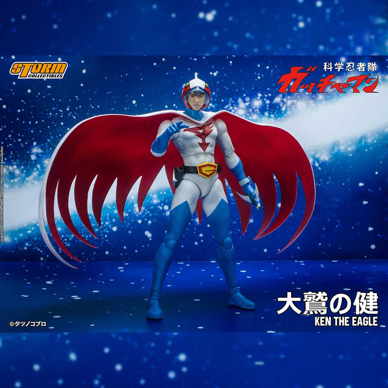 Load image into Gallery viewer, Storm Collectibles - Science Ninja Team Gatchaman: Ken The Eagle 1/12 Scale
