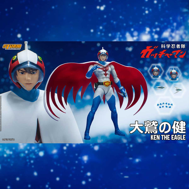 Load image into Gallery viewer, Storm Collectibles - Science Ninja Team Gatchaman: Ken The Eagle 1/12 Scale
