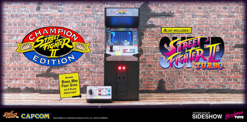 Load image into Gallery viewer, New Wave Toys - Street Fighter II: Champion Edition x RepliCade - Replica Arcade Cabinet
